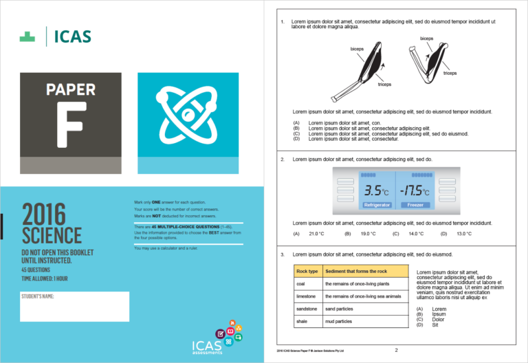 ICAS Past Papers - ICAS Assessments